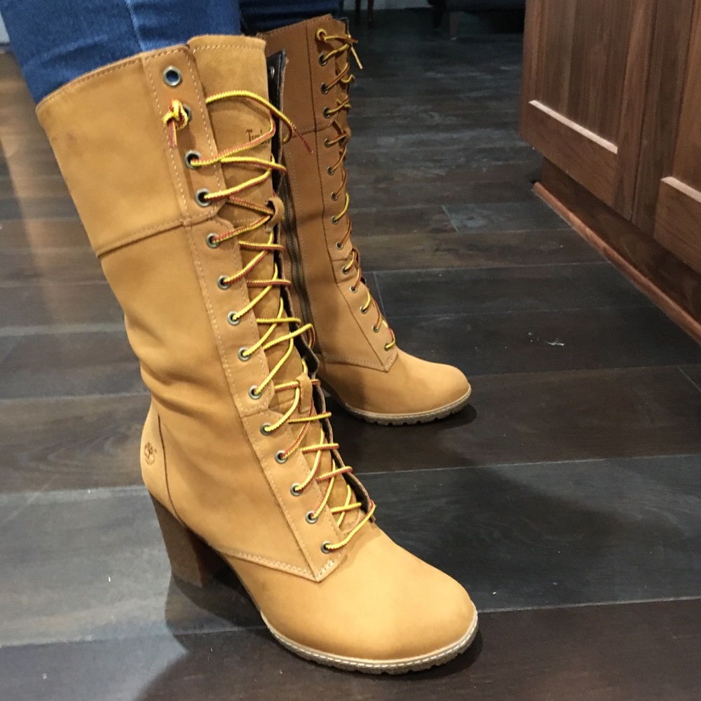 Timberland heeled boots